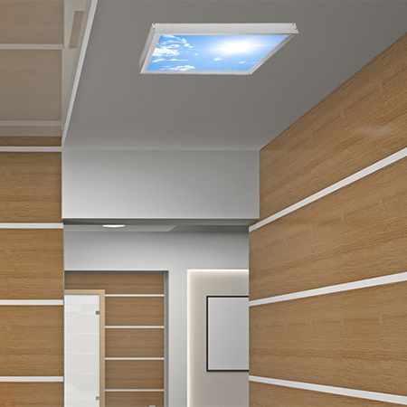 Dekorativní LED panel - motiv břízy - stmívatelný