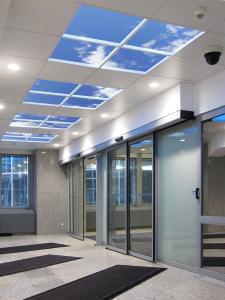 Dekorativní LED panel - motiv nebe - sada 4 panelů 