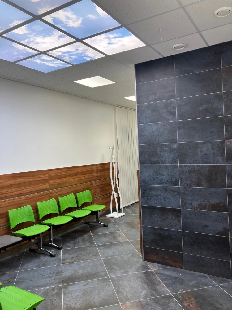 Dekorativní LED svítidlo - LED panel - motiv nebe - sada 9 panelů