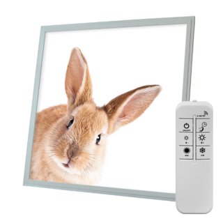 Dekorativní LED svítidlo - LED panel - motiv králík - stmívatelný